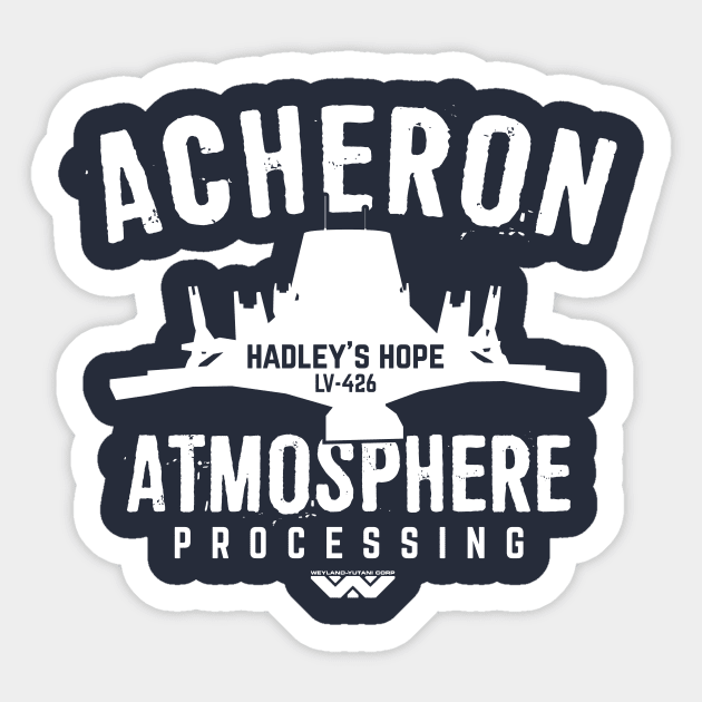 Acheron Atmosphere Processing Plant Sticker by MindsparkCreative